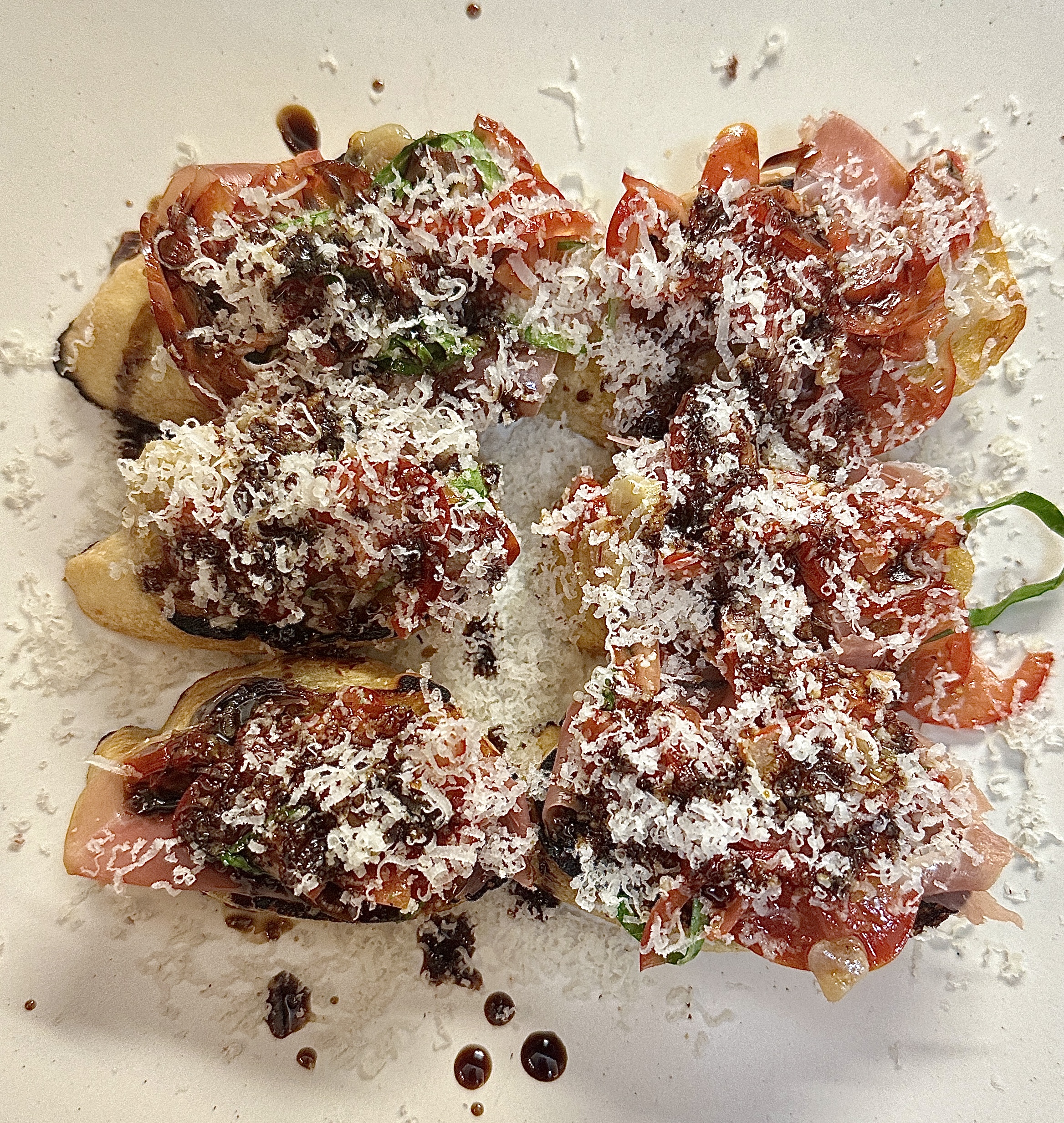 Bruschetta with Balsamic Glaze